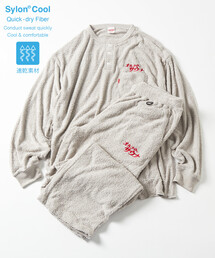 FREAK'S STORE（フリークスストア）の「SAUVENIR/サウベニア 別注 L/S KANNAIGI by Healthknit/ブークレ/長袖館内着/ヘルスニット/モコモコ セットアップ（ルームウェア/パジャマ・レディース）」