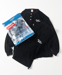 FREAK'S STORE | SAUVENIR/サウベニア 別注 L/S KANNAIGI by Healthknit/ブークレ/長袖館内着/ヘルスニット/速乾モコモコ セットアップ(ルームウェア/パジャマ)