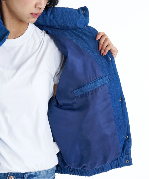 BILLABONG(ビラボン)の「BILLABONG レディース DENIM PUFF JACKET ジャケット 【2025年秋冬モデル】 @autumn/ビラボン中綿デニムパフジャケット(ダウンジャケット/コート・レディース・インディゴブルー/ブルー・LARGE/MEDIUM)」の10枚目の写真