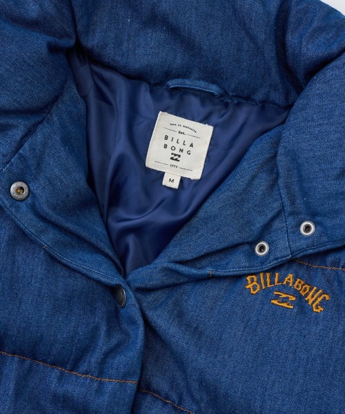 BILLABONG(ビラボン)の「BILLABONG レディース DENIM PUFF JACKET ジャケット 【2025年秋冬モデル】 @autumn/ビラボン中綿デニムパフジャケット(ダウンジャケット/コート・レディース・インディゴブルー/ブルー・LARGE/MEDIUM)」の11枚目の写真