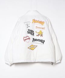 THRASHER（スラッシャー）の「【70】【THRASHER/スラッシャー】ワンポイントハート マルチロゴ パファージャケット（ダウンジャケット/コート）」