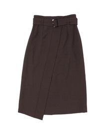 midi wrap skirt(ミディ丈ラップスカート)