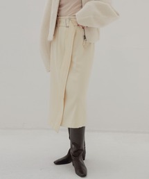 midi wrap skirt(ミディ丈ラップスカート)