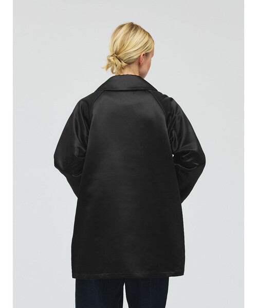 mizuiroind（ミズイロインド）の「mizuiro ind サテンドルマンコート（その他アウター・レディース・ネイビー/ブラック・FREE）」の8枚目の写真