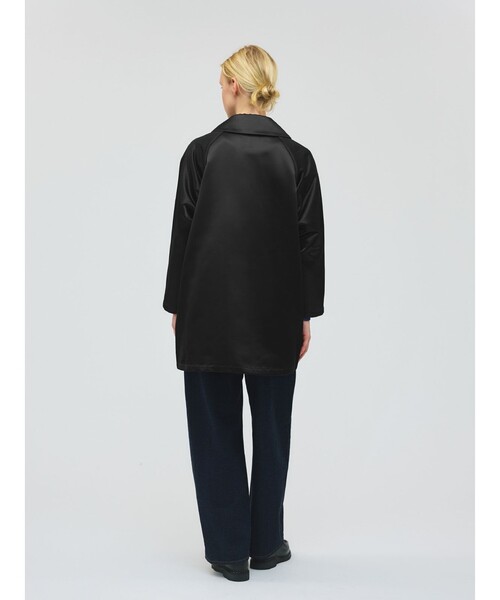 mizuiroind（ミズイロインド）の「mizuiro ind サテンドルマンコート（その他アウター・レディース・ネイビー/ブラック・FREE）」の13枚目の写真