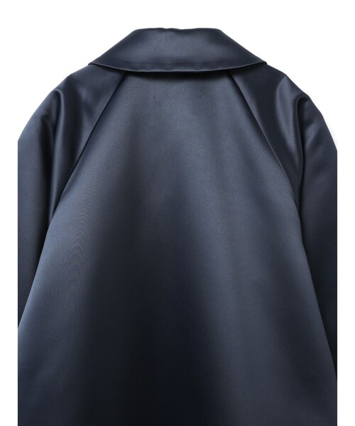 mizuiroind（ミズイロインド）の「mizuiro ind サテンドルマンコート（その他アウター・レディース・ネイビー/ブラック・FREE）」の17枚目の写真