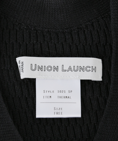 IENA（イエナ）の「UNION LAUNCH/ユニオンランチ VN knit ニット 1021SP（ニット/セーター・レディース・ブラック/アイボリー・FREE）」の5枚目の写真