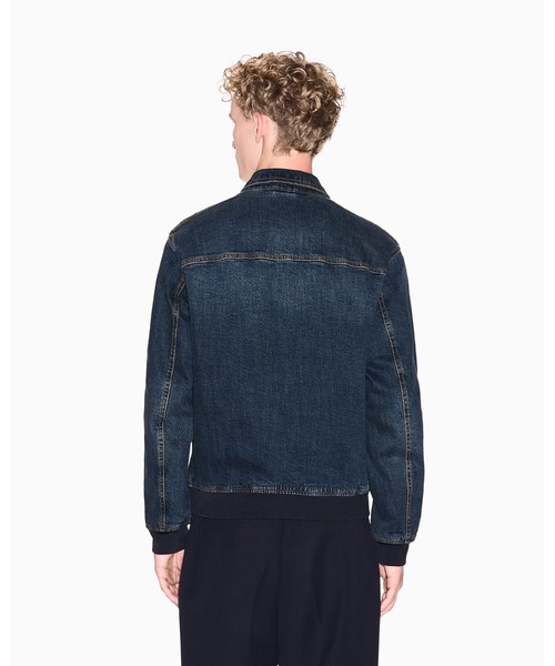 A|X アルマーニ エクスチェンジ】ゴールドボタン デニムジャケット