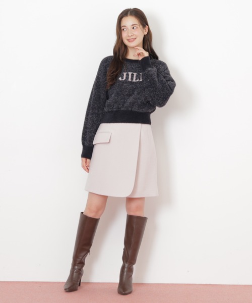 JILL by JILL STUART(ジルバイジルスチュアート)の「◇ラップミニスカート(スカート・レディース・ブルー/ベージュ/ホワイト/ピンク・SMALL/MEDIUM)」の16枚目の写真