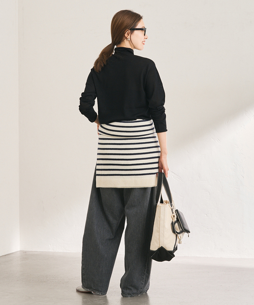 FRAMeWORK（フレームワーク）の「18ゲージタートルネック（ニット/セーター・レディース・ブラック/グレー系その他/ベージュ/ネイビー・FREE）」の19枚目の写真