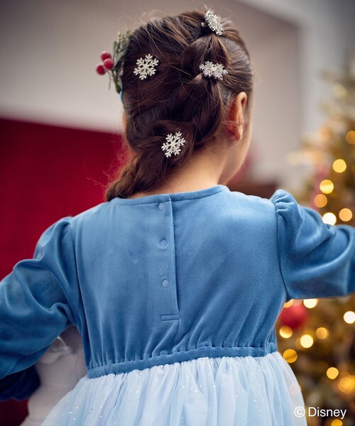 ANY(エニィ)の「【ディズニー/FROZEN】エルサ なりきりワンピース(ワンピース・キッズ・ブルー系・130/120/110/100/90)」の4枚目の写真