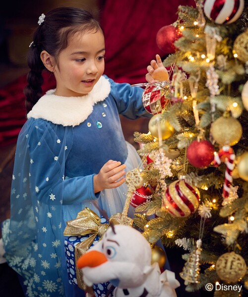 ANY(エニィ)の「【ディズニー/FROZEN】エルサ なりきりワンピース(ワンピース・キッズ・ブルー系・130/120/110/100/90)」の5枚目の写真