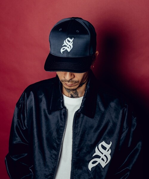 Subciety(サブサエティ)の「Satin cap(キャップ・メンズ・ブラック/ネイビー・FREE)」の12枚目の写真