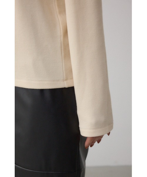 AZUL by moussy（アズールバイマウジー）の「ホルターレイヤードトップス（Tシャツ/カットソー・レディース・アイボリー/ブラック/ブラウン・FREE）」の14枚目の写真