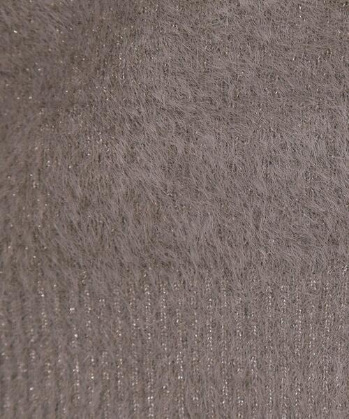 index(インデックス)の「ラメフェザーヤーンVネックカーディガン【洗濯機OK】(カーディガン/ボレロ・レディース・ブラウン系その他7/ホワイト系8/ピンク系1/サックスブルー系5・00)」の12枚目の写真