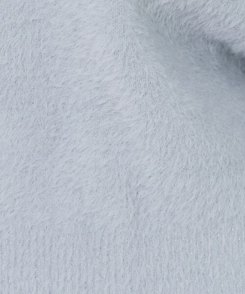 index(インデックス)の「ラメフェザーヤーンVネックカーディガン【洗濯機OK】(カーディガン/ボレロ・レディース・ブラウン系その他7/ホワイト系8/ピンク系1/サックスブルー系5・00)」の20枚目の写真