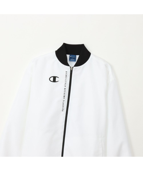 Champion（チャンピオン）の「チャンピオン Champion WIND BREAKER JACKET（その他アウター・メンズ・ブラック/ホワイト・L/LL/M）」の5枚目の写真