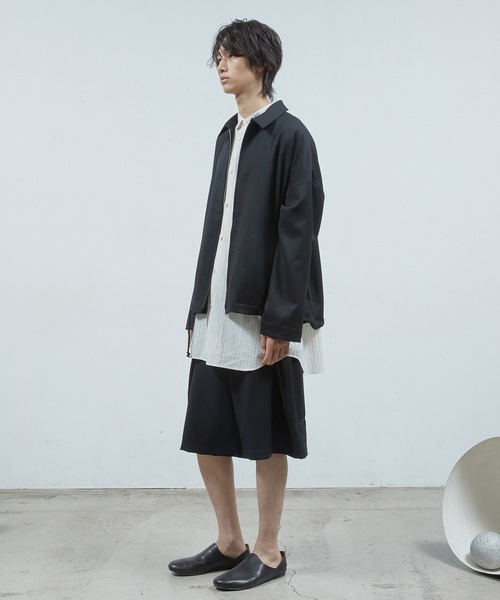 Dulcamara（ドゥルカマラ）の「よそいきZipアップブルゾン（ブルゾン・メンズ・ダークブラウン/チャコールグレー/ブラック・0/1）」の7枚目の写真