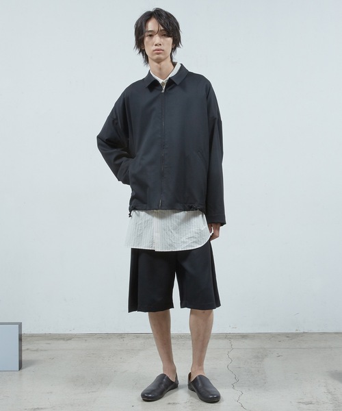 Dulcamara（ドゥルカマラ）の「よそいきZipアップブルゾン（ブルゾン・メンズ・ダークブラウン/チャコールグレー/ブラック・0/1）」の9枚目の写真