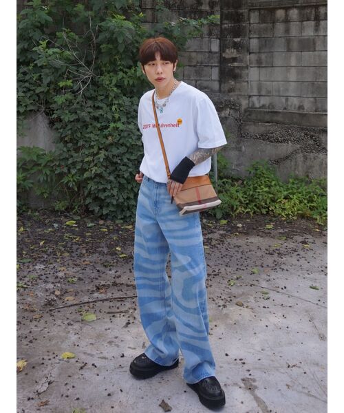 BLACKPURPLE（ブラックパープル）の「5Pブルーバタフライネックレス（ネックレス・メンズ・ブルー・FREE）」の7枚目の写真