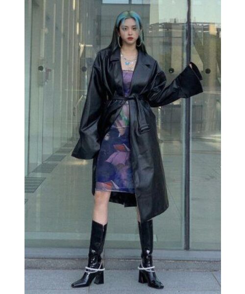 BLACKPURPLE（ブラックパープル）の「5Pブルーバタフライネックレス（ネックレス・メンズ・ブルー・FREE）」の4枚目の写真