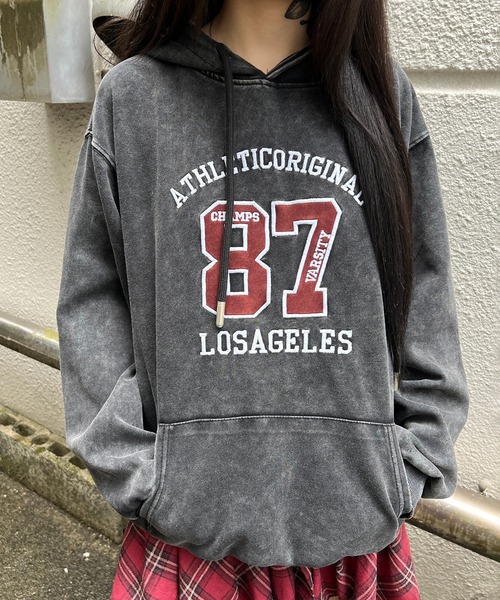 セール】エイジドナンバリングビッグパーカー（パーカー）｜Figments