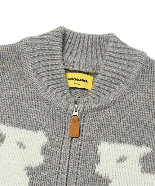 WKNDRS(ウィーキャンドース)の「SHEEP COWICHAN CARDIGAN (GREY)(カーディガン/ボレロ・レディース・その他・MEDIUM/LARGE/X-LARGE)」の3枚目の写真