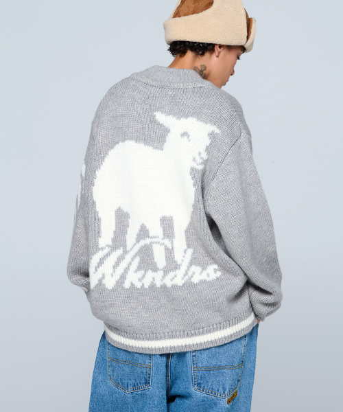 WKNDRS(ウィーキャンドース)の「SHEEP COWICHAN CARDIGAN (GREY)(カーディガン/ボレロ・レディース・その他・MEDIUM/LARGE/X-LARGE)」の8枚目の写真