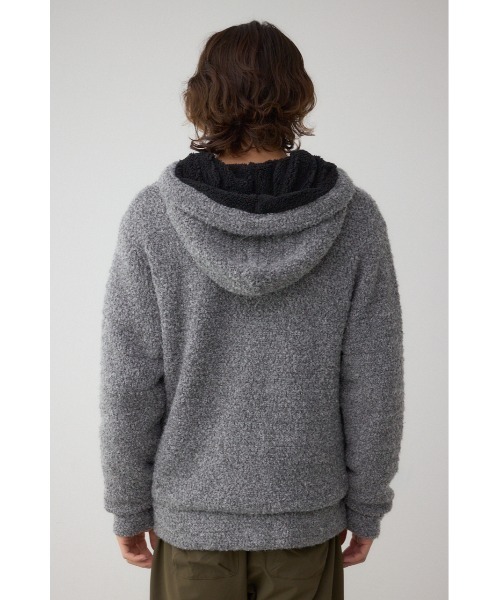 AZUL by moussy（アズールバイマウジー）の「ブークレージップパーカー（パーカー・メンズ・グレー系その他/ベージュ系その他・MEDIUM/LARGE）」の8枚目の写真