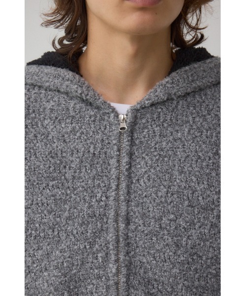 AZUL by moussy（アズールバイマウジー）の「ブークレージップパーカー（パーカー・メンズ・グレー系その他/ベージュ系その他・MEDIUM/LARGE）」の10枚目の写真