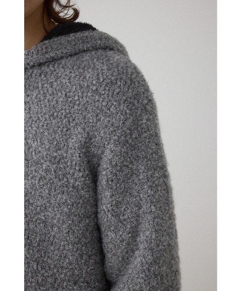 AZUL by moussy（アズールバイマウジー）の「ブークレージップパーカー（パーカー・メンズ・グレー系その他/ベージュ系その他・MEDIUM/LARGE）」の11枚目の写真