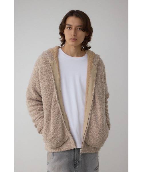 AZUL by moussy（アズールバイマウジー）の「ブークレージップパーカー（パーカー・メンズ・グレー系その他/ベージュ系その他・MEDIUM/LARGE）」の17枚目の写真