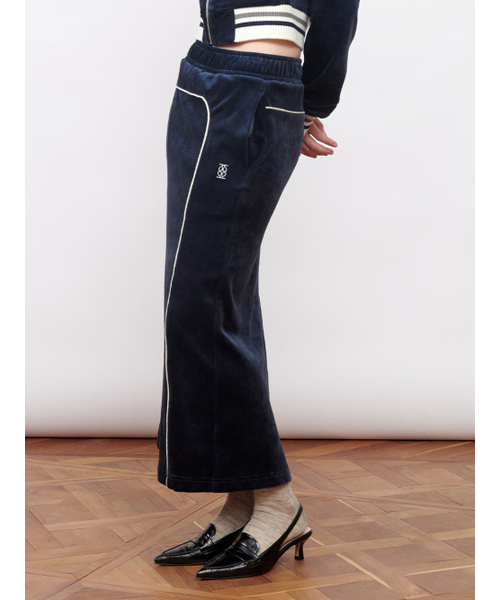 Kijun(キジュン)の「Velour Long Skirt Navy(スカート・レディース・その他・MEDIUM/SMALL)」の2枚目の写真