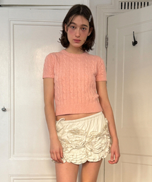 Sinoon Logo Twisted Knit (Apricot)