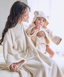 Rosemadame（ローズマダム）の「【親子コーデ】ふんわりバスローブ３点セット　出産祝い　マタニティ・産後（授乳ケープ/授乳クッション）」