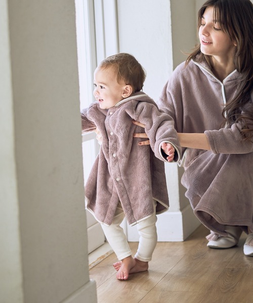 Rosemadame（ローズマダム）の「【親子コーデ】ふんわりバスローブ３点セット　出産祝い　マタニティ・産後（授乳ケープ/授乳クッション・レディース・ピンク/モカ/グレー/アイボリー・FREE）」の17枚目の写真