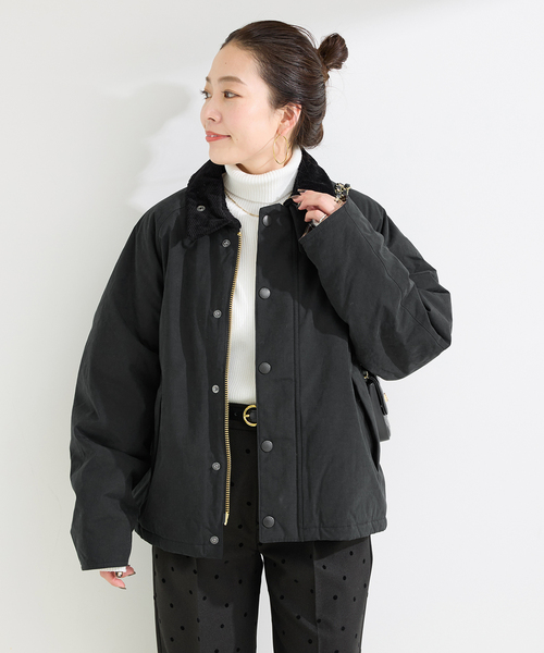 Barbour(バブアー)の「【WEB+一部店舗限定】Barbour/バブアー padded transport jacket(その他アウター・レディース・ブラック/カーキ・34/36)」の7枚目の写真