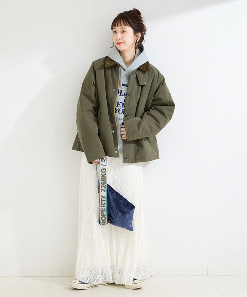 Barbour(バブアー)の「【WEB+一部店舗限定】Barbour/バブアー padded transport jacket(その他アウター・レディース・ブラック/カーキ・34/36)」の10枚目の写真