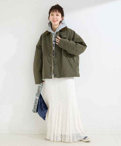 Barbour(バブアー)の「【WEB+一部店舗限定】Barbour/バブアー padded transport jacket(その他アウター・レディース・ブラック/カーキ・34/36)」の11枚目の写真