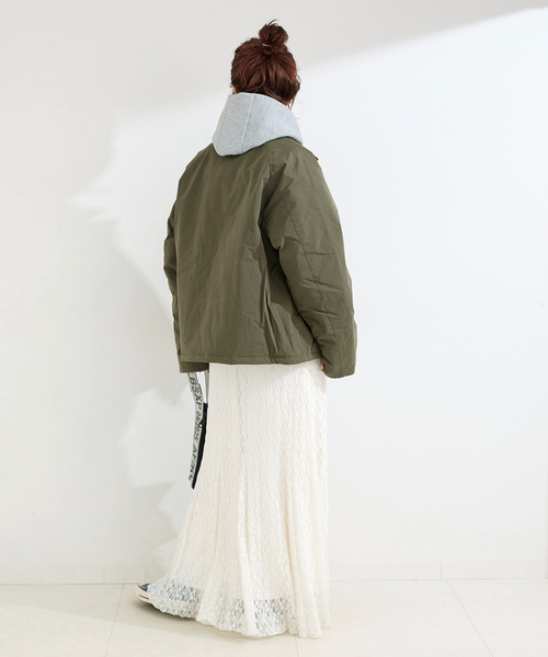 Barbour(バブアー)の「【WEB+一部店舗限定】Barbour/バブアー padded transport jacket(その他アウター・レディース・ブラック/カーキ・34/36)」の14枚目の写真