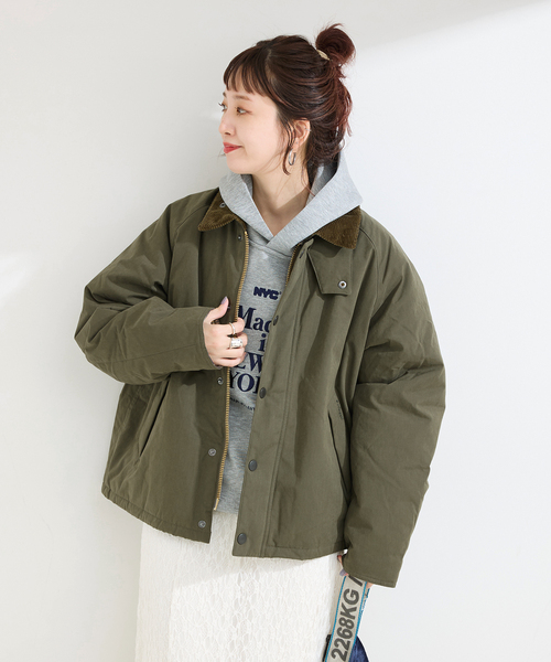 Barbour(バブアー)の「【WEB+一部店舗限定】Barbour/バブアー padded transport jacket(その他アウター・レディース・ブラック/カーキ・34/36)」の15枚目の写真