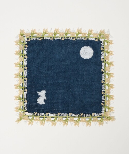 近沢レース店＞お月見 ハンカチ（ハンカチ/ハンドタオル）｜近沢レース