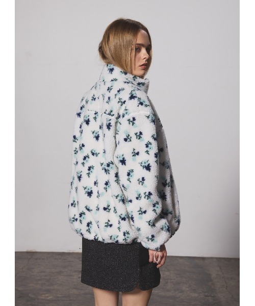 セール】フラワーボアジップブルゾン（ブルゾン）｜COEL（コエル）の