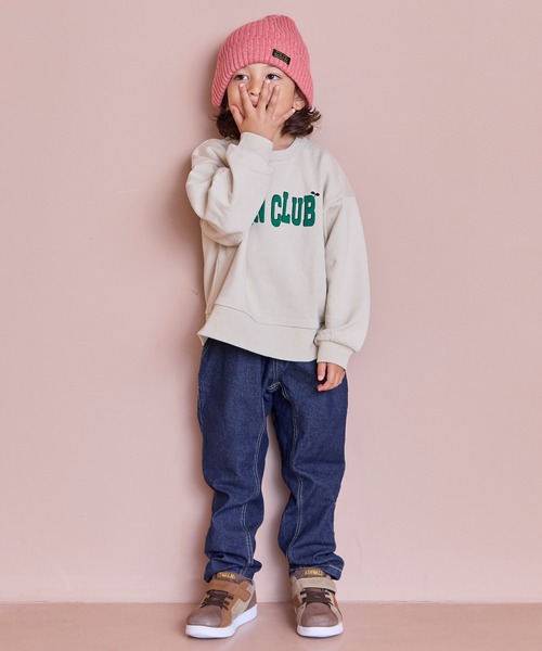 Life Support Products（ライフサポートプロダクツ）の「ウラケカレッジスウェット（スウェット・キッズ・チャコール/オレンジ/イエロー/ホワイト系その他/オフホワイト/ライトブルー・80/90/95/100/110/120/130/140/150）」の21枚目の写真