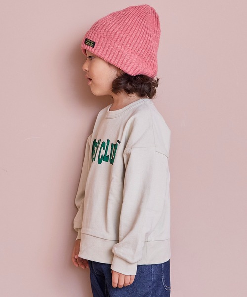 Life Support Products（ライフサポートプロダクツ）の「ウラケカレッジスウェット（スウェット・キッズ・チャコール/オレンジ/イエロー/ホワイト系その他/オフホワイト/ライトブルー・80/90/95/100/110/120/130/140/150）」の19枚目の写真