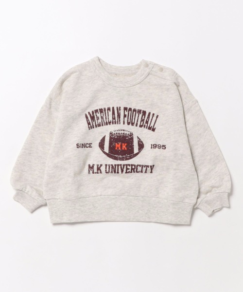 Life Support Products（ライフサポートプロダクツ）の「ウラケカレッジスウェット（スウェット・キッズ・チャコール/オレンジ/イエロー/ホワイト系その他/オフホワイト/ライトブルー・80/90/95/100/110/120/130/140/150）」の22枚目の写真