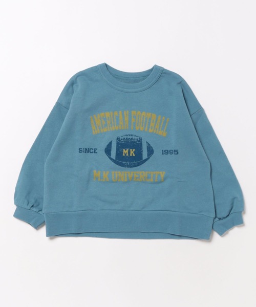 Life Support Products（ライフサポートプロダクツ）の「ウラケカレッジスウェット（スウェット・キッズ・チャコール/オレンジ/イエロー/ホワイト系その他/オフホワイト/ライトブルー・80/90/95/100/110/120/130/140/150）」の7枚目の写真