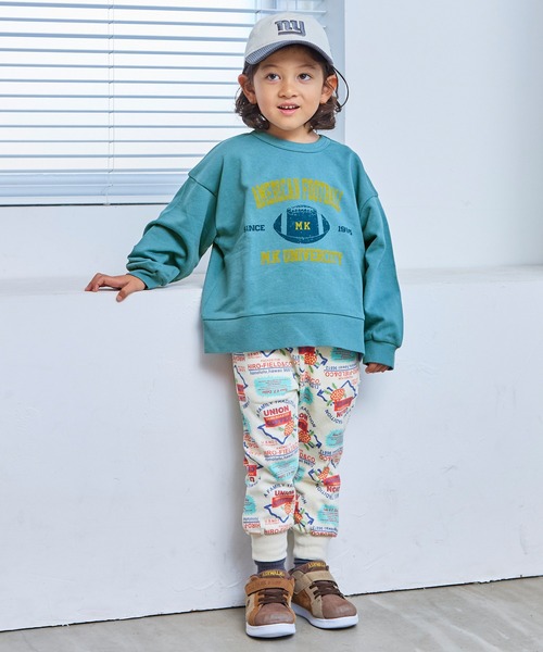 Life Support Products（ライフサポートプロダクツ）の「ウラケカレッジスウェット（スウェット・キッズ・チャコール/オレンジ/イエロー/ホワイト系その他/オフホワイト/ライトブルー・80/90/95/100/110/120/130/140/150）」の9枚目の写真