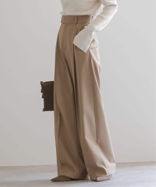 Noble（ノーブル）の「《追加2》エステルツイルストレッチスラックスパンツ（スラックス・レディース・モカ・38/36/34/40）」の11枚目の写真