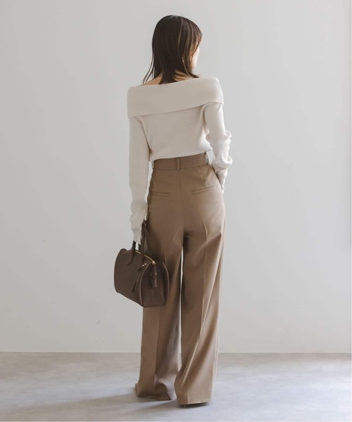 Noble（ノーブル）の「《追加2》エステルツイルストレッチスラックスパンツ（スラックス・レディース・モカ・38/36/34/40）」の15枚目の写真